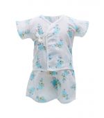 Shawn's Baby เสื้อแขนสั้นพร้อมกางเกงขาสั้น การ์ตูนรูปแกะ สีฟ้า ไซส์ S