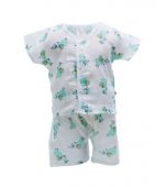 Shawn's Baby เสื้อแขนสั้นพร้อมกางเกงขาสั้น การ์ตูนรูปแกะ สีเขียว ไซส์ M