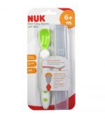NUK ช้อนพร้อมกล่อง (สีเขียว)