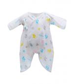 Shawn's Baby ชุดบอดี้สูทเด็กอ่อน การ์ตูนรูปช้าง สีฟ้า/เหลือง/เทา ไซส์ S