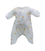 Shawn's Baby ชุดบอดี้สูทเด็กอ่อน การ์ตูนรูปเครื่องมือช่าง สีเทา ไซส์ S