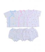 AUKA,เสื้อป้ายแขนสั้นแพ็ค 3 ชุด/50009450MC/Size50/คละสี,คละลาย