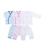 AUKA,เสื้อป้ายแขนยาวแพ็ค 3 ชุด/50009470MC/Size70/คละสี,คละลาย