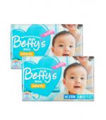 Beffys , เอ็กตร้าดราย,เทป,ไซส์ S,แพ็คคู่,(จำนวน50ชิ้น/1ห่อ)