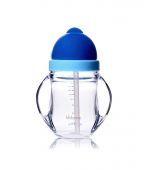 Kidsme, ขวดหัดดื่มสำหรับเด็กเนื้อไตรตัน พร้อมหลอดถ่วงน้ำหนัก ,สีฟ้า