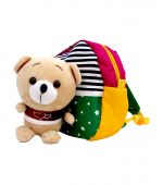 BABY’N GOODS - เป้สะพายหลังลายหมีกระเป๋าเหลืองเขียว