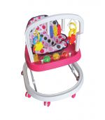 FIN BABIESPLUS รถหัดเดิน ปรับระดับ รุ่น CAR-512B Pink