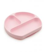 Bumkins - Silicone Grip Dish สีชมพู