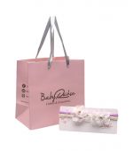 Babyraihsa - ยางรัดผมรูปดอกไม้ สีม่วง,ขาว