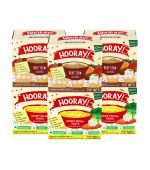 Hooray! สปาเก็ตตี้ไก่และผักx3 + สตูว์เนื้อx3 140g.(10m+)