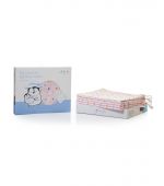 Iflin baby, ผ้าอ้อมใยไผ่ สีชมพู