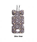 Madeline - เบาะรองรถเข็น คาร์ซีท Shiny Star สีดำ แบบบาง