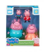 Peppa Pig - ฟิกเกอร์ Family Figure Pack 4PK