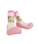 RILAKKUMA BY PAPA BABY รองเท้าเด็กกันลื่น รองเท้าถุงเท้าหัดเดิน ริลัคคุมะ รุ่น RLK-001B-Size23