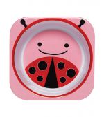 Skip Hop ชามสำหรับเด็ก ดีไซน์น่ารัก Zoo Bowl Ladybug Style
