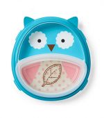Skip Hop - ชุดจาน ชามสำหรับเด็ก Zoo Smart Serve Plate & Bowl Owl