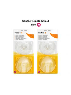 Medela แผ่นซิลิโคนป้องกันหัวนมมารดา ไซค์ 