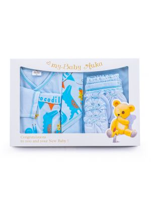 AUKA ชุดของขวัญแบบกล่อง สีฟ้า