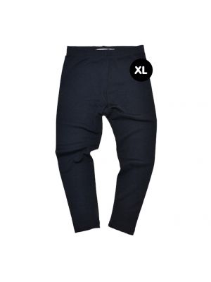 LEEYA - กางเกงเลคกิ้งขายาว สีดำ ไซส์ XL