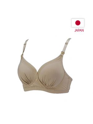 Rose Madame, เสื้อชั้นในให้นม,รุ่น T-Shirt Bra,สีเบจ,ไซส์ L ,จัดส่งสินค้าทุกวันจันทร์/พุธ/ศุกร์