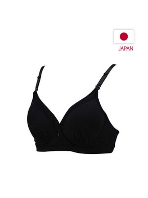 Rose Madame, เสื้อชั้นในให้นม,รุ่น T-Shirt Bra,สีดำ,ไซส์ L ,จัดส่งสินค้าทุกวันจันทร์/พุธ/ศุกร์