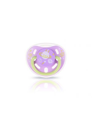 Kidsme, จุกนมหลอกรุ่นเรืองแสง ,size M ,สีม่วง