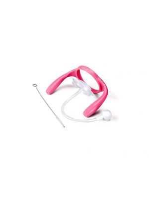 Kidsme, ชุดด้ามจับพร้อมหลอดถ่วงน้ำหนัก สำหรับขวดนมรุ่นไดมอนด์ ,สีชมพู