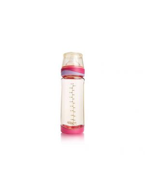 Kidsme, ขวดนม PPSU ขนาด 300 มล. ,สีชมพู