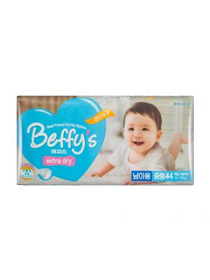 ฺBeffys , เอ็กตร้าดราย,เทป,ไซส์ M,จำนวน 132 ชิ้น/3ห่อ/1ลัง