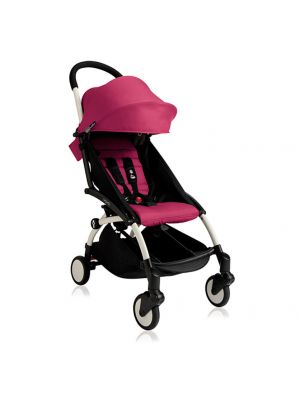 BABYZEN รถเข็นเด็กรุ่น YOYO+ 6+ / Frame-White, Color-Pink