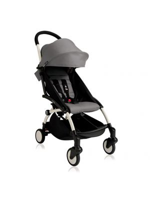 BABYZEN รถเข็นเด็กรุ่น YOYO+ 6+ / Frame-White, Color-Grey