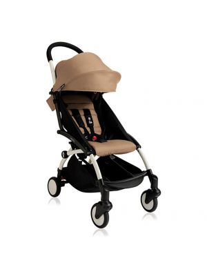BABYZEN รถเข็นเด็กรุ่น YOYO+ 6+ / Frame-White, Color-Taupe