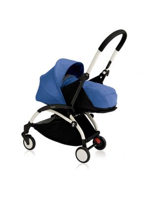 BABYZEN รถเข็นเด็กรุ่น YOYO+ 0+ / Frame-White, Color-Blue