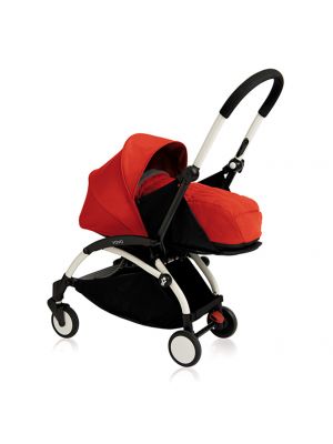 BABYZEN รถเข็นเด็กรุ่น YOYO+ 0+ / Frame-White, Color-Red