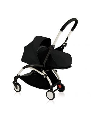BABYZEN รถเข็นเด็กรุ่น YOYO+ 0+ / Frame-White, Color-Black
