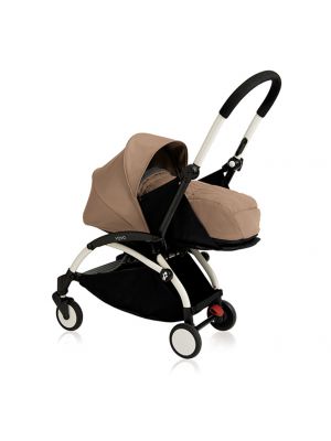 BABYZEN รถเข็นเด็กรุ่น YOYO+ 0+ / Frame-White, Color-Taupe