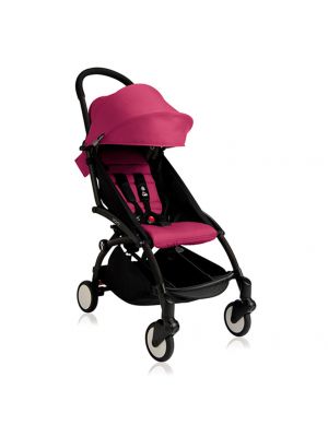 BABYZEN รถเข็นเด็กรุ่น YOYO+ 6+ / Frame-Black, Color-Pink