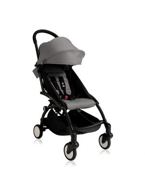 BABYZEN รถเข็นเด็กรุ่น YOYO+ 6+ / Frame-Black, Color-Grey
