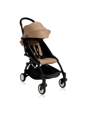 BABYZEN รถเข็นเด็กรุ่น YOYO+ 6+ / Frame-Black, Color-Taupe