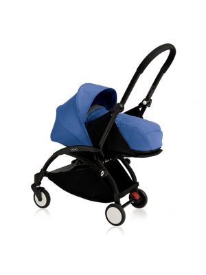 BABYZEN รถเข็นเด็กรุ่น YOYO+ 0+ / Frame-Black, Color-Blue