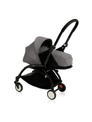 BABYZEN รถเข็นเด็กรุ่น YOYO+ 0+ / Frame-Black, Color-Grey
