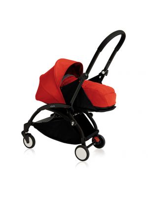 BABYZEN รถเข็นเด็กรุ่น YOYO+ 0+ / Frame-Black, Color-Red