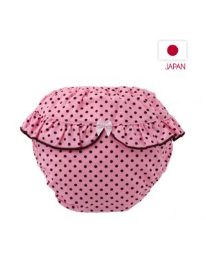Nishiki, กางเกงสำหรับน้องหัดเลิกแพมเพิส,แบบสวม,ลายจุดสีชมพู,95 cm. (13-14Kgs) ,จัดส่งสินค้าทุกวันจันทร์/พุธ/ศุกร์