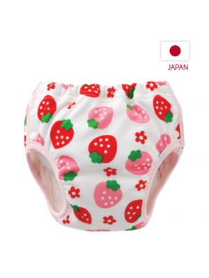Nishiki, กางเกงสำหรับน้องหัดเลิกแพมเพิส,แบบกระดุม,ลายสตอเบอร์รี่,95 cm. (13-14Kgs) ,จัดส่งสินค้าทุกวันจันทร์/พุธ/ศุกร์
