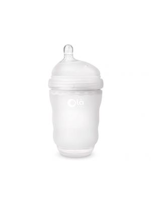 Olababy - ขวดนมซิลิโคน GentleBottle ขนาด 8 ออนซ์ สีใส แพ็คเดี่ยว
