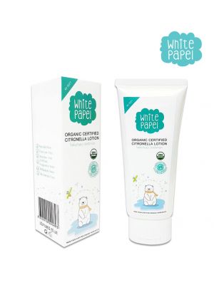 White papel, โลชันกันยุงออร์แกนิค, 80 ml.