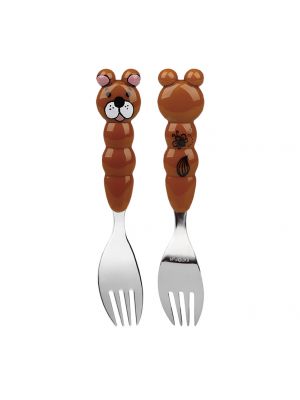 Eat4Fun - ส้อมเด็กรุ่น Animos ลายหมี Bear