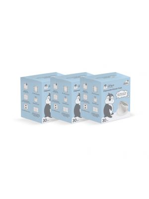Little Penguin - แผ่นซับน้ำนม รุ่น Ultra Soft จำนวน 3 กล่อง (1 กล่องมี 30 ชิ้น)