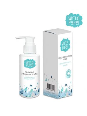 White papel, ผลิตภัณฑ์ทำความสะอาดจุดซ่อนเร้นภายนอก สำหรับผู้ใหญ่, 120 ml.