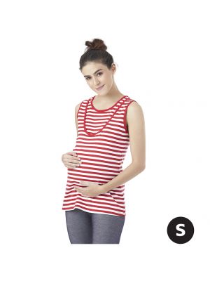 Threeangels Maternity ชุดคลุมท้องเปิดให้นมบุตรได้รุ่นAT15-367C ไซต์ S